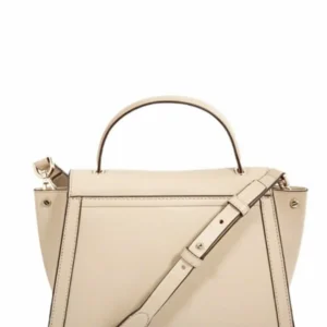 Túi Xách Michael Kors 35R4GWHS2L Whitney Md Flap Th Satchel Leather Lt Cream