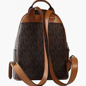 Balo Michael Kors cho nữ chính hãng USA Abbey Studded Brown backpack,  balo MK hàng hiệu chính hãng màu nâu, balo MK hàng hiệu du lịch, balo MK authentic màu nâu giành cho nữ, balo michael kors hàng hiệu size trung màu nâu, balo michael kors chính hãng cô
