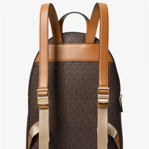 Balo Michael Kors 30S3GYDB6B Sally Medium 2-In-1 Logo and Faux Leather Backpack Brown