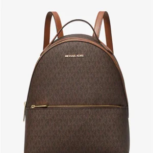 Balo Michael Kors Nữ Size Medium 35F3G6HB6B Valerie Brown Logo Backpack