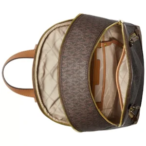 Balo Michael Kors Nữ Size Medium 30H1GBNB2B Brooklyn Brown logo Backpack