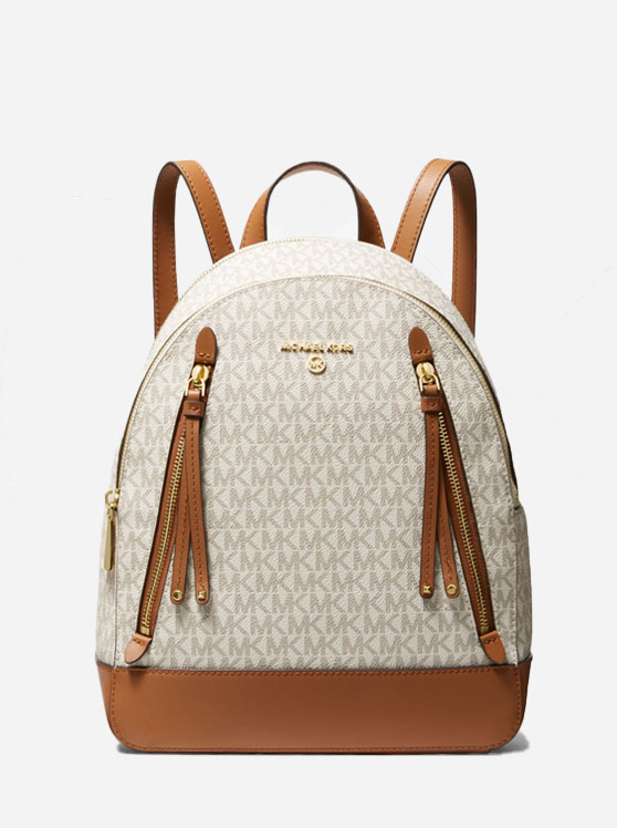 Balo Michael Kors Nữ Size Medium 35F3G6HB6B Valerie Brown Logo Backpack