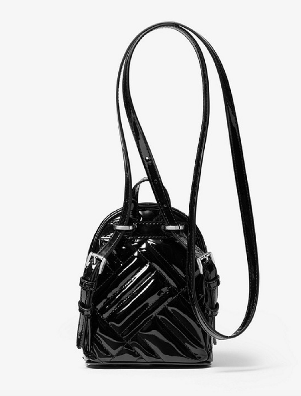 Balo mini hàng hiệu Michael Kors Abbey Mini BKPK Xbody Black backpack