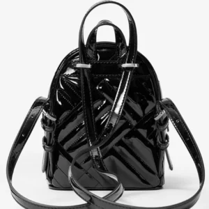 Balo mini Michael Kors hàng hiệu  Abbey Mini BKPK Xbody Black backpack