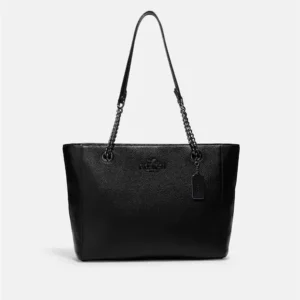 Túi Coach Tote Laptop C8147 Cammie Chain Tote Black Large