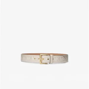 Dây Nịt Nữ Michael Kors French Blue Multi Embroidered Leather Belt