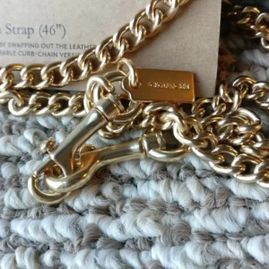 Dây xích Coach màu vàng chính hãng Coach chain gold