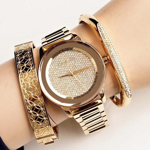 Đồng hồ Michael Kors nữ vàng gold không bao giờ hết hot