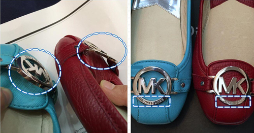 Giày Michael Kors fake