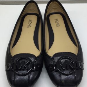 Giày búp bê Michael Kors nữ Giày Fultom Moc Black logoGiày búp bê Michael Kors nữ Giày Fulton Moc Black logo