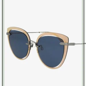 Mắt Kính Alexander Mcqueen MQ0284S 004 - Ruthenium-Ruthenium-Blue