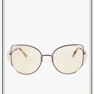 Mắt Kính Alexander Mcqueen MQ0286SA 003 - Ruthenium-Ruthenium-Orange