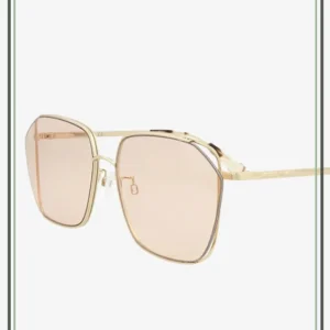 Mắt Kính Alexander Mcqueen MQ0287SA 003 - Gold-Gold-Orange