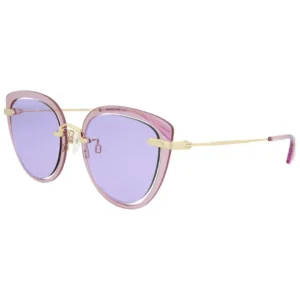 Mắt Kính Alexander Mcqueen MQ0284S 003 - Gold-Gold-Violet