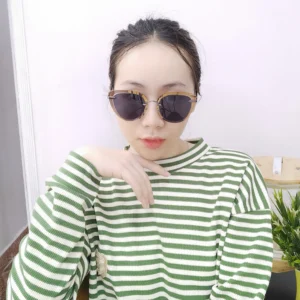 Mắt Kính Alexander Mcqueen MQ0284S 004 - Ruthenium-Ruthenium-Blue