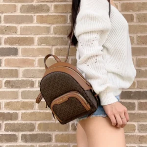 Balo Michael Kors 35T2G8TB1B Jaycee XS Conv Zip Backpack Brown