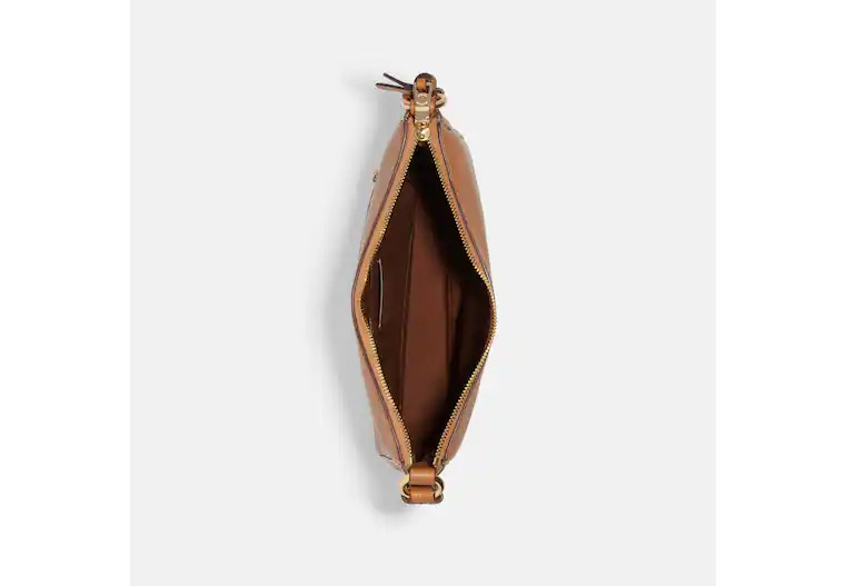 Túi Xách Coach Màu Nâu Đeo Chéo C1648 Pebbed Leather Ellie File Brown