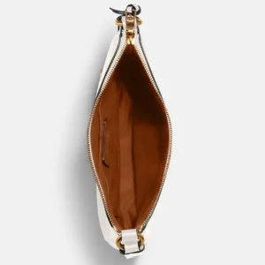 Túi Xách Coach Màu Trắng Đeo Chéo C1648 Pebbed Leather Ellie File White