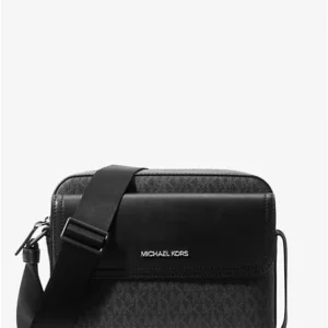 Túi Đeo Chéo Vuông Ngang Nam Michael Kors Cooper 37F4LCOM1B Black Noir