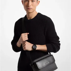 Túi Đeo Chéo Vuông Ngang Nam Michael Kors Cooper 37F4LCOM1B Black Noir