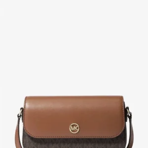 Túi Michael Kors 35F4GTVC1B Jet Set Travel Sm Flap Xbody Brown