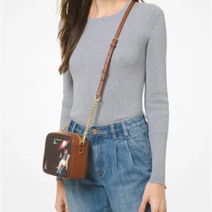 Túi Michael Kors đeo chéo 32S1GJ6M2Y Jet Set Medium Camera Bag