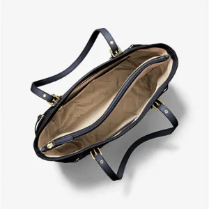 Túi Michael Kors Công Sở 30H1GV6T4T Voyager Ew Tote Leather Navy Large Bag