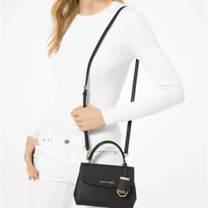Túi Michael Kors 32F5GAVC1L Ava Crossbody Leather Soft Black