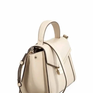Túi Xách Michael Kors 35R4GWHS2L Whitney Md Flap Th Satchel Leather Lt Cream