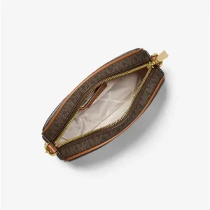 Túi Xách Michael Kors Màu Nâu Đeo Chéo 32F2GT9C0B Jet Set Charm Small Oval Crossbody bag Brown