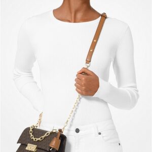 Túi xách Michael Kors hàng hiệu nữ Cece Mini Brown Xs Chain Xbody Bag, túi xách Michael Kors hàng hiệu nữ, túi xách Mk mini màu nâu, túi xách MK đeo chéo màu nâu, giỏ xách Michael Kors mini đeo chéo, giỏ xách Michael Kors hàng hiệu authentic 100%