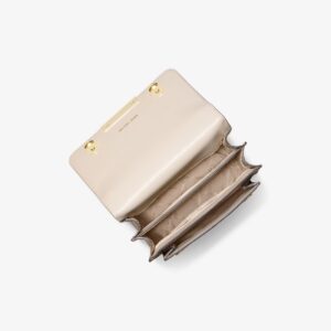 Túi xách Michael Kors hàng hiệu authentic Jade XS Suggest Crossbody Bag, túi xách MK nữ đeo chéo màu trắng, túi xách MK chính hãng dự tiệc giành cho nữ, túi xách michael kors nữ đeo chéo sành điệu, túi xách MK đeo vai màu trắng