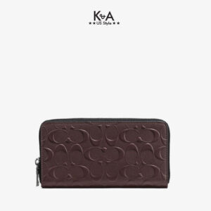 Ví Coach cầm tay nữ hàng hiệu 230921JAX-F58113 ACCDN SIG CRG - DARD BROWN