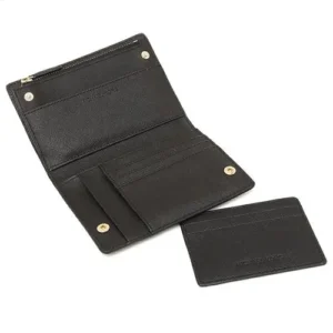 Ví Michael Kors size nhỏ màu đen 35F8GTVD8L Jet Set Travel Wallet