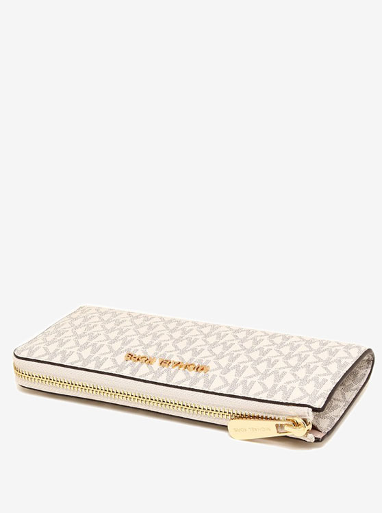 Ví Michael Kors 35F8GTVZ3B Jet Set Travel There Qtr Zip Vanilla