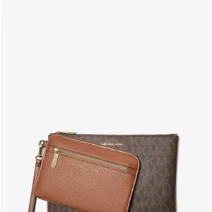 Ví Michael Kors Cầm Tay Unisex Lớn 38R3GJ6W7B Jet Set Large 2 in 1 Wallet