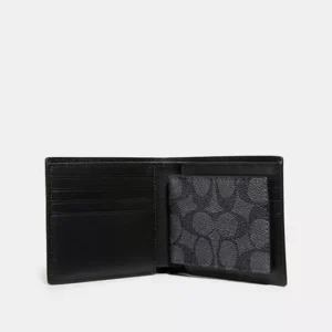 Ví Nam Coach 3 In 1 Wallet In Signature Canvas