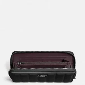 Ví nữ Coach size lớn 5321 Accordion Zip Wallet Quilting