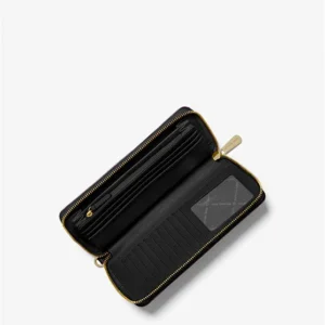 Ví Nữ Michael Kors size lớn 35T7FTVE7L Jet Set Travel Wallet Black