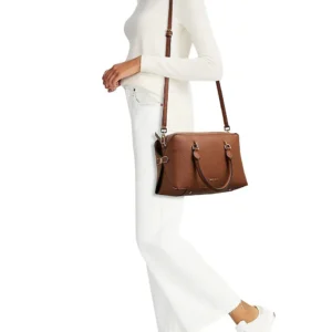 Túi Calvin Klein 36004759 Deandra Satchel Brrown Bag