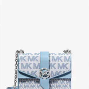 Túi Xách Michael Kors Màu xanh Đeo Chéo 35T2SGRC5I Greenwich Small Convertible Crossbody