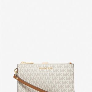 Combo Balo Michael Kors 30F2G9VB2B Valerie Medium Backpack Và Ví Michael Kors 35F8GTVW0B Jet Set Travel Double Zip Vanilla Wallet