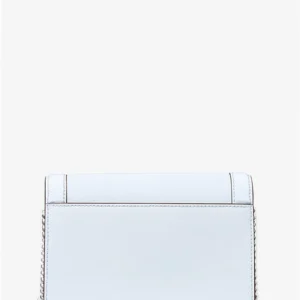 Túi Michael Kors 32S2SJ6C7L Jet Set Large Saffiano Leather Crossbody Bag - xanh lợt (blue) - medium