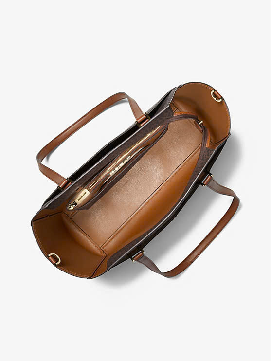 Túi Tote Michael Kors 35T1G5MT7B Maisie Lg 3 In 1 Tote Brown Large