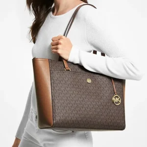 Túi Tote Michael Kors 35T1G5MT7B Maisie Lg 3 In 1 Tote Brown Large