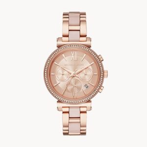 Đồng hồ Michael Kors MK6560 Women's Sofie Rose Gold-Tone Watch