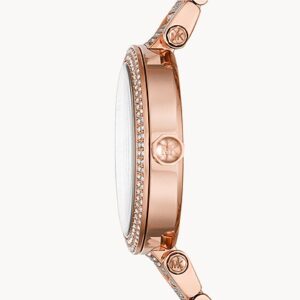 Đồng hồ Michael Kors MK6760 Women's Mindy Three-Hand Rose Gold-Tone Stainless Steel Watch