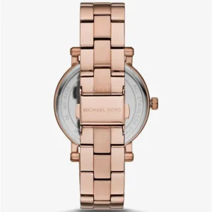 Đồng hồ Michael Kors nữ loại to Norie Pave Rose Gold Tone Watch