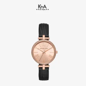 Đồng hồ Michael Kors nữ dây da đen MK 2766