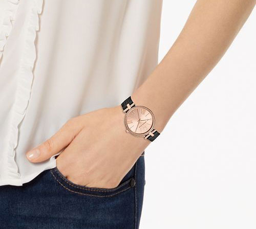 Đồng hồ Michael Kors nữ dây da màu xanh MK 2766